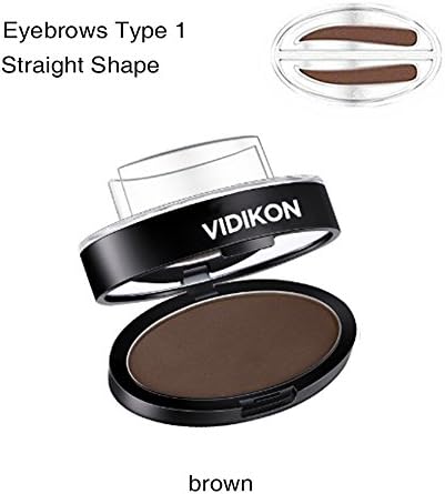 Tmalltide Eye Brow Powder Waterproof Eyebrow Stamp for Perfect Eyebrow (2# Light Brown)