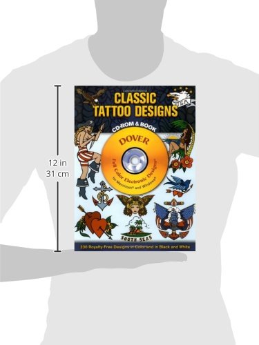 Classic Tattoo Designs Cd Rom And Book Dover Electronic Clip Art Eric Gottesman 0800759995929 Amazon Com Books