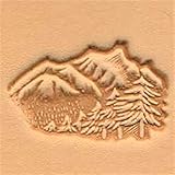 Tandy Leather 3D Mountains and Trees Stamp 88324-00