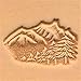 Tandy Leather 3D Mountains and Trees Stamp 88324-00