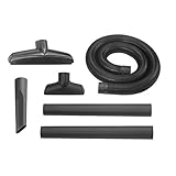 Shop-Vac 8018200 2.5-Inch Deluxe Pick-Up Accessory Kit Multifunction Conversion Set with Nozzles Wands Hoses & Tools