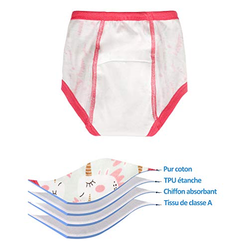 Flyish Potty Training Broek 6 Packs Peuter Training Ondergoed voor Jongen en Meisje 2T-5T - Image 4