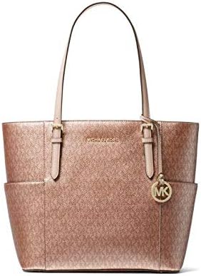 michael kors rose gold tote bag