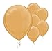 Gold Pearlized Latex Balloons - 12