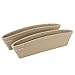 KOBWA [2017 Upgrade] Car Seat Side Drop Catcher Tray, Gap Filler Stop Between Car Seat and Console (Include Sticker), Pocket Organizer Caddy for Wallet/Phone/Coins (PU Leather, Pack of 2, Beige)