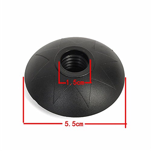 Shuxy Trekking Pole Tip Protectors Hiking Walking Pole Replacement Universal Black Rubber Covers Caps includes Walking Rubber Tip Protector, Snowflake Basket, Mud Basket, Connector etc