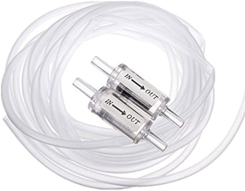 5M Air Pipe Tube With 2 Check Valve For Fish Tank Air Pump.