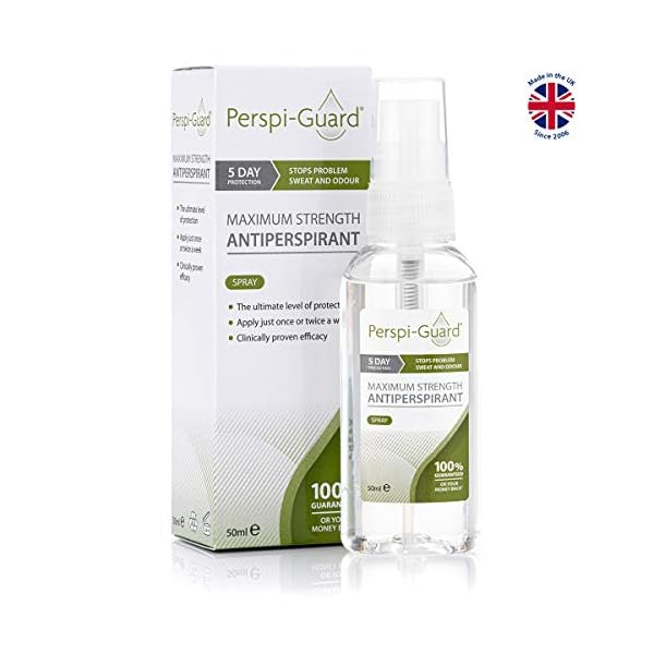 Perspi-Guard-Maximum-Strength-Antiperspirant-Spray-50ml Perspi-Guard Maximum Strength Antiperspirant Spray, Strong Deodorant for Excessive Sweating & Hyperhidrosis Treatment…