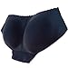 Aokdis Lady Padded Seamless Butt Hip Enhancer Shaper Panties Underwear (8P, black)