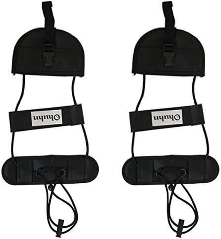 Lozom 2PCS Luggage Strap Belt,Travel Accessories Add a Bag Bungee Cords ElasticAdjustable Belt to Hold Laptops bag Carry Bag Strap Travel Luggage Suitcase (Black)
