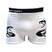 Crazy Cool Men's Vipor Snakes Seamless Boxer Briefs Underwear 6-Pcs, One Size