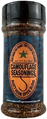 Camouflage Seasoning Rusty Hook Spice All Purpose Blend, fish seasoning, vegetable seasoning, wildgame seasoning, all puprose seasoning