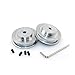 Witbot Aluminum gt2 Timing Pulley Bore 5mm Teeth 60 for 3D Printer 6mm Width gt2 Belt (Pack of 2pcs)