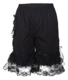AvaLolita White Tiered Lace Rim Sweetheart Lolita Bloomers
