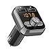Bluetooth FM Transmitter, WPWPOO Bluetooth Car Adapter, Wireless in-car Bluetooth Receiver MP3 Player Stereo Radio Adapter car kit, Dual USB Interface and iPhone Speakerphone Samsung Smartphone