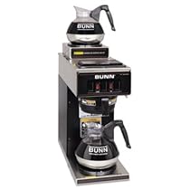 Bunn VP17-2 BLK Pourover Coffee Brewer with 2 Warmers