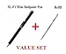 Zebra Sl-f1 Mini Ballpoint Pen - 0.7 Mm - Black Body - Black Ink Pen & Pens Refill Value Set(with Values Japan Original Discription of Goods)