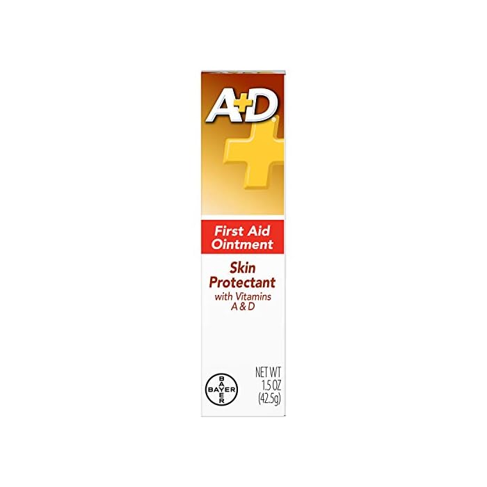 A+D First Aid Healing Ointment - Moisturizing Skin Protectant for Dry Cracked Heels, Elbows, Hands and Lips - Use After…