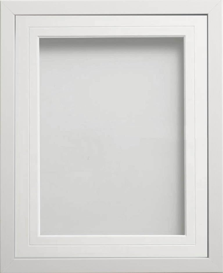 Frame Company Webber White with White V-Groove Mount, 6x4 for 5x3 inch