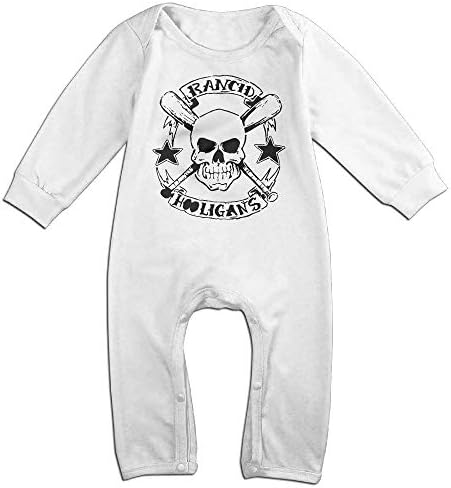Mainki Rancid Punk Band Louder Skull Baby Onesie Bodysuit Infant Romper