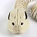 Honfill Skeleton Snake for Halloween Skeleton Decorations, 7 x 6 x 1.37 Inch Skeleton Yard Décor and Bones Animals, White