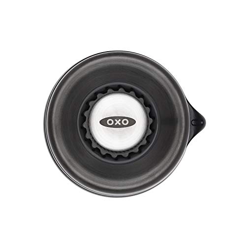 OXO Good Grips Salt & Pepper Grinder Set, Black Stainless Steel
