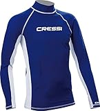 Cressi Man Long Sleeve Rash Guard, blue, L