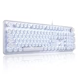 CC MALL Gaming Keyboard,Retro Punk