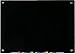 Audio-Visual Direct Black Glass Dry-Erase Board Set - 3' x 2' - Includes Hardware & Marker Tray (Non-Magnetic)