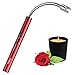 Candle Lighter, Long Flexible Reusable Arc Lighter USB Rechargeable Windproof Flameless Lighter for Multipurpose Like Candle, Grill, Barbaque,Campefire, Birthday Party, Hiking (Red)