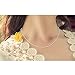Yaomiao 48 Pieces Silver Plated Chain Necklace Cable Chain Necklace with Lobster Clasp for Women DIY Jewelry Making (24 Inches)