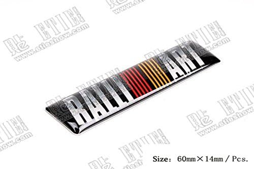 D559 Ralliart a Pair car Sticker 3D Emblem Mobile Badge car Sticker top 2pcs