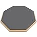 Artempo 12 Inch Silent Drum Practice Pad, Single Sided with a Gum Rubber Surface, Black