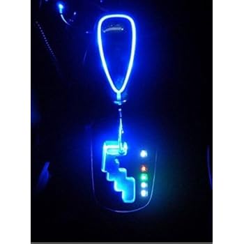 XYZCTEM Universal 110mm Touch Activated Ultra Blue LED Light Illuminated Shift Knob,Fits for Most Cars with Button-Less Operated Shifter-Make Sure Fits Your Car Before Place Order