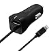 BigMuu iPhone Car Charger, High Speed Car Adapter with Built-in Lightning Connector for iPhone 7 6S Plus 6 Plus 6 Se 5S 5 5C iPad Pro Air Mini 2 3 4 and Extra USB Port