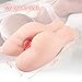 Pussy Ass Masturbator, Realistic Doggy Style with Tight Anus Butt and Lifelike Labia for Men Masturbation, Fondlove Sexy Curve 3D Stimulating Channel Ass Sex Toy