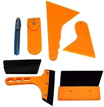 TESWNE Pratical Vehicle Car Window Film Wrap Tint Application Installation Scraper Tools Set Kit