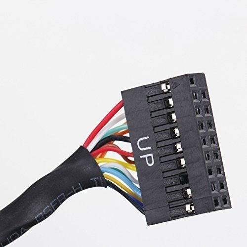 LAOMAO Desktop Computer Case Switch With Dual USB Ports + Power Reset