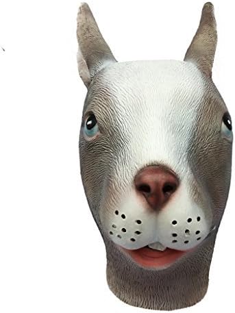 Demi Sharky Novelty Halloween Costume Party Latex Rabbit Animal Horror Mask