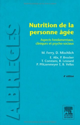 Nutrition de la personne âgée