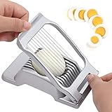 Egg Slicer, Egg Slicer for Hard Boiled Eggs, Heavy