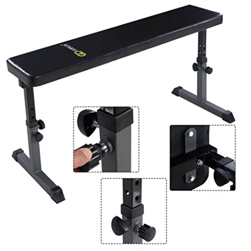 Goplus Adjustable Sit Up Bench Flat Crunch Board AB Abdominal Fitness Strength