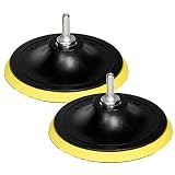 HIFROM 5-Inch/125mm Hook & Loop Backing Pad Orbital Sander Polisher Sanding Pad M14 Drill Adapter (2-Pack)