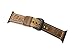 iStrap Compatible/Replacement for Apple Watch 42mm 38mm 40mm 44mm Handmade Asso Padded Leather Black PVD Clasp Watch Bands Strap for iwatch Series 4 Series 3 Series 2 Series 1