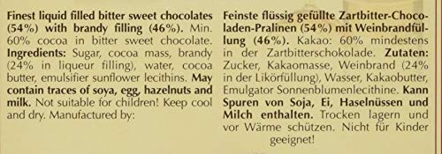 RCP Asbach Zarte Pralinen, Zartbitter-Schokolade, Mit Kruste, Flüssige Füllung, Alkoholhaltig, Tolles Geschenk, 125 g – Bild 6