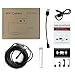 Adkwse Wireless Endoscope WiFi Borescope Inspection Camera, 2.0 Megapixels HD Semi Rigid Snake Endoscope IP68 Waterproof for iPhone, Android Smartphone, iOS, Samsung, iPad, Windows 8 Leds 33FT Black