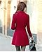 Youtobin Women's New Winter Dress-Coats Slim Long Woolen Coat M Red