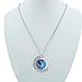 Ammazona Antique Vintage Moon Time Necklace Sweater Chain Pendant Jewelry