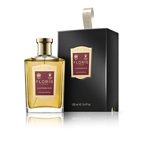 Floris London Leather Oud Eau de Parfum Spray, 3.4 Fl Oz