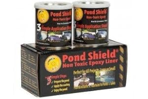 Pond Armor SKU-BLACK-3GA Non-Toxic Pond Shield Epoxy Paint, 3-Quart, Black